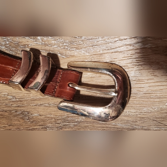 Onyx by Brighton Brown Leather Belt - Picture 2 of 8